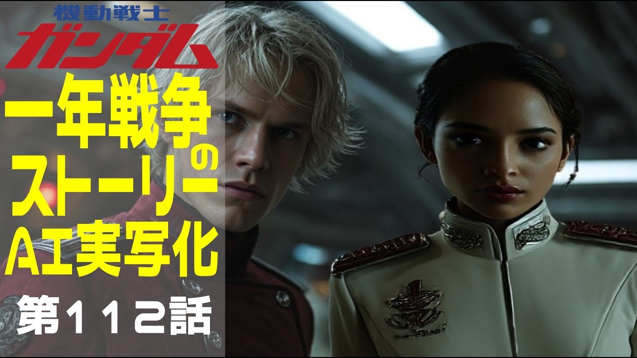 AI実写化ガンダム一年戦争ストーリー 第112話　幕間 アオイ隊の憂鬱　ソロモン #ガンダム#ギレンの野望 #一年戦争