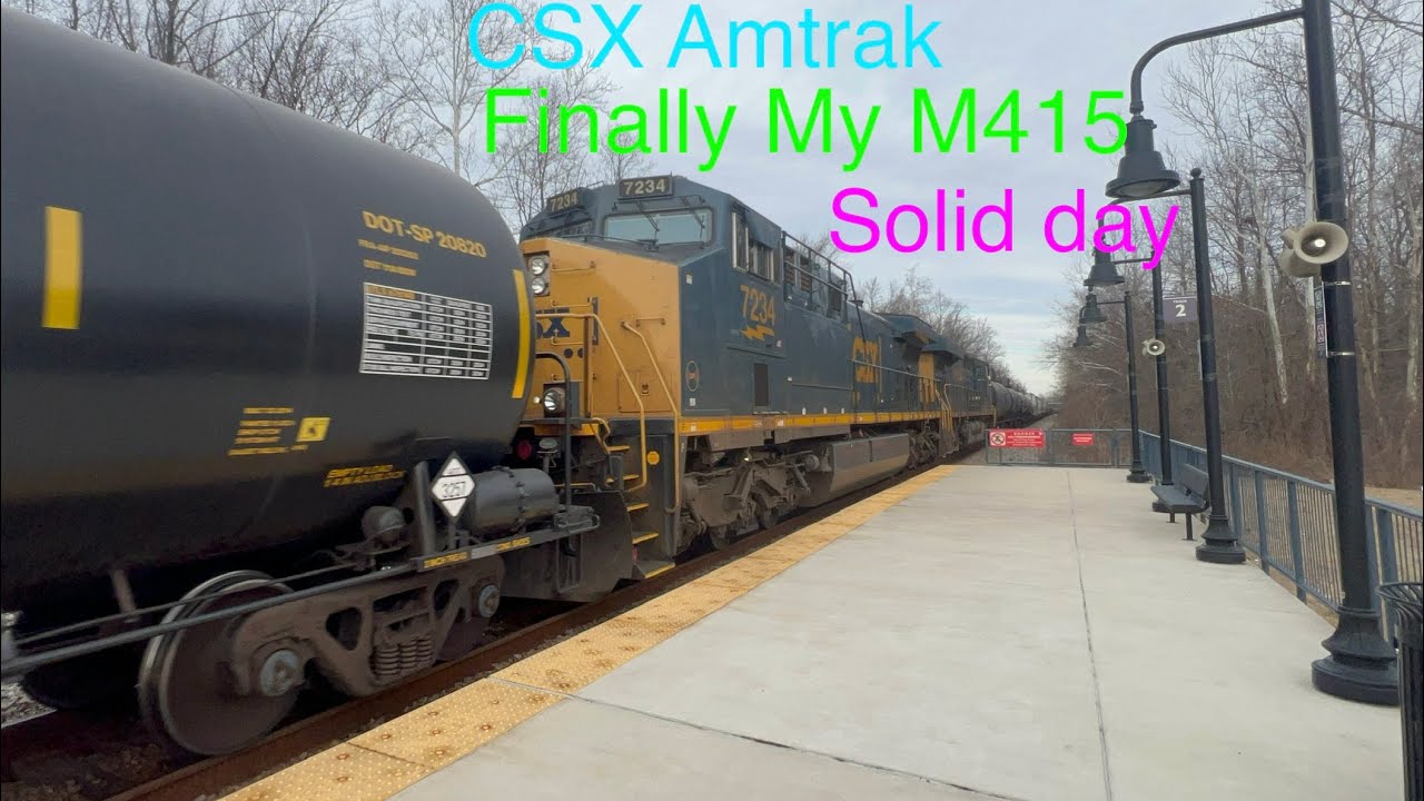 CSX Amtrak on nice Thursday afternoon 1/22/2026 @CSXfan618