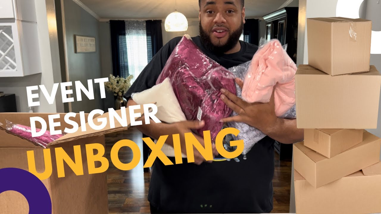 We have a lot to unpack! | Event Designer Unboxing | EOE Designs