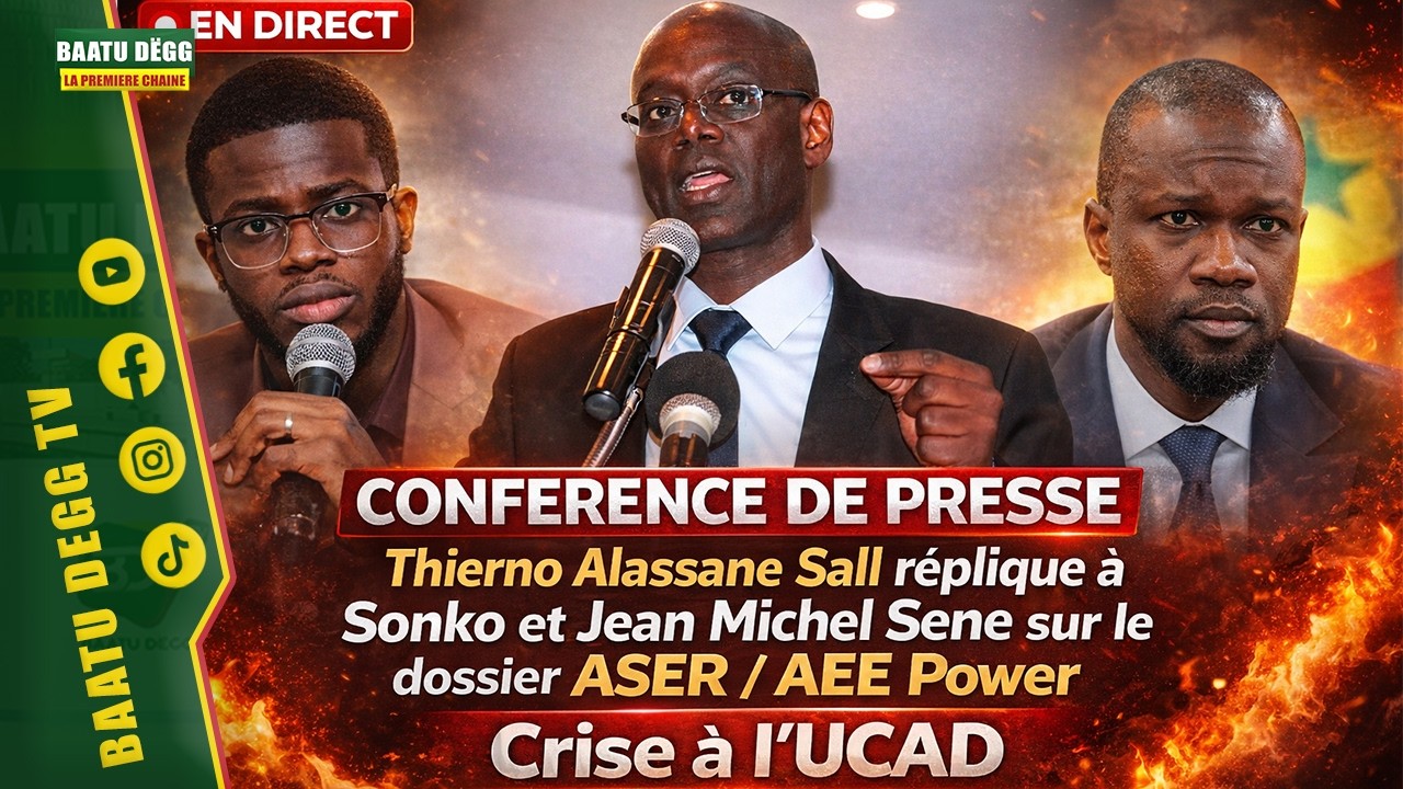 🔴[ EN DIRECT ] CONFERENCE DE PRESSE : Thierno Alassane Sall réplique à Sonko et jean michel sene...