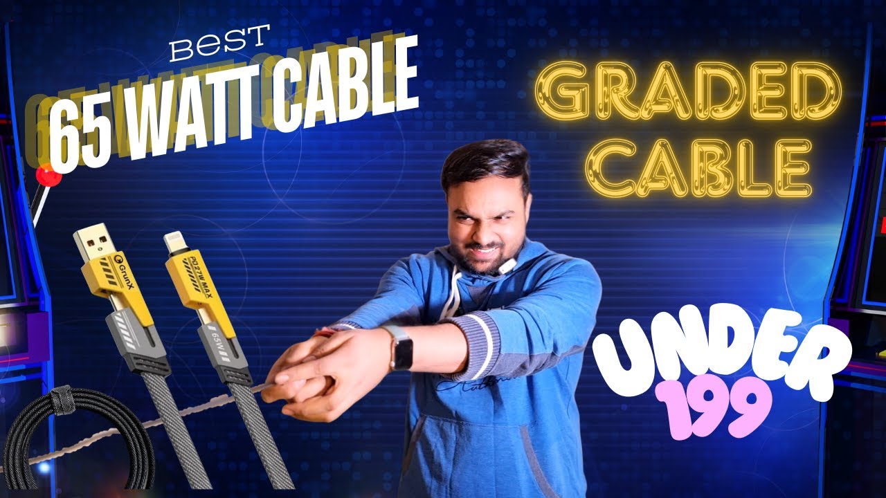 Discover the Ultimate 65W Fast Charging Cable for Your Mobile Needs Best Budget Cable 99 Only #viral