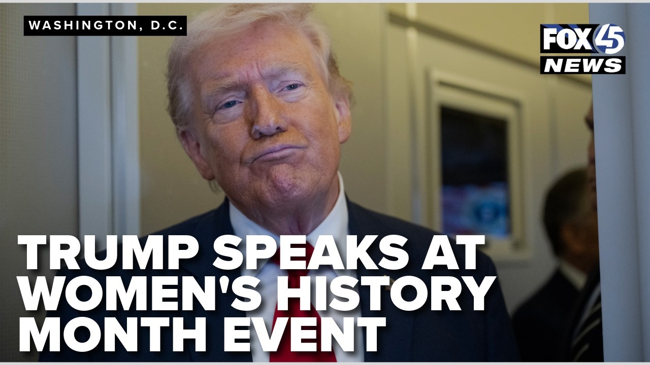 President Trump, First Lady at Women's History Month Event