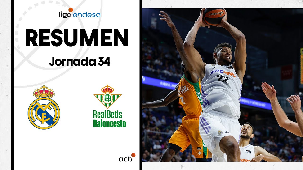 Real Madrid - Real Betis Baloncesto (79-77) RESUMEN | Liga Endesa 2022-23