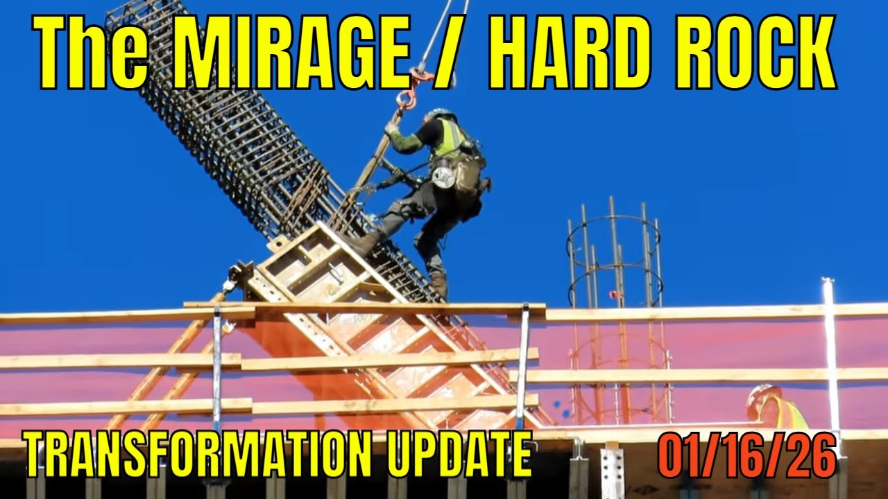 Mirage to Hard Rock Hotel Transformation Update 01 16 2026