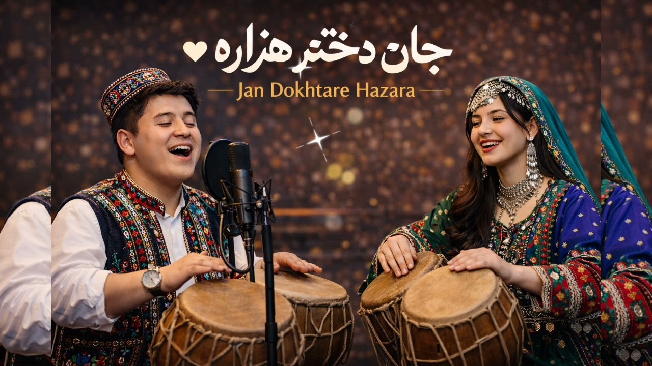جان دختر هزاره ❤️ | Jan Dokhtare Hazaraآهنگ هزارگی با طبل | Hazara Folk Music 2026 #آهنگدل