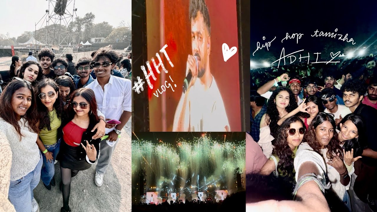 Hip hop Tamizha concert vlog ❤️‍🔥- return of the dragon 🐉💗