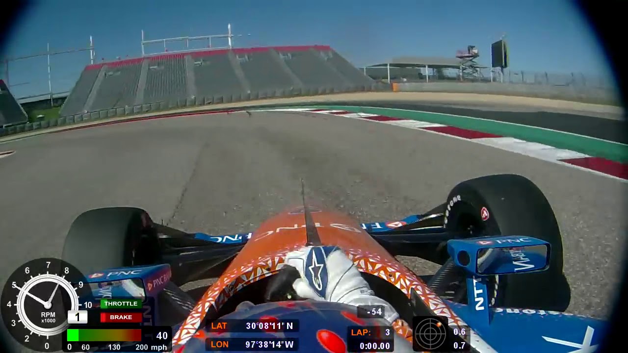SmartyCamGP HD | Scott Dixon onboard at Circuit of The Americas - IndyCar