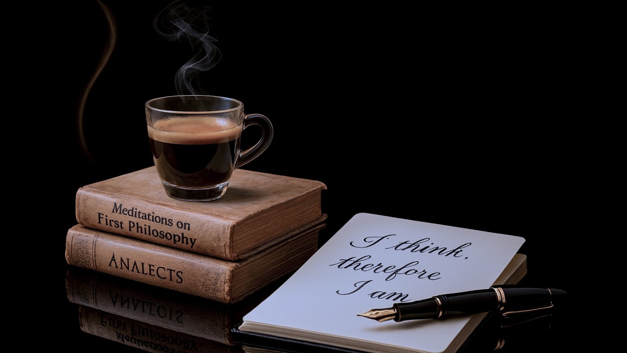 I Think, Therefore I Am… | Smooth Piano & Guitar Blues for Focus & Relaxation