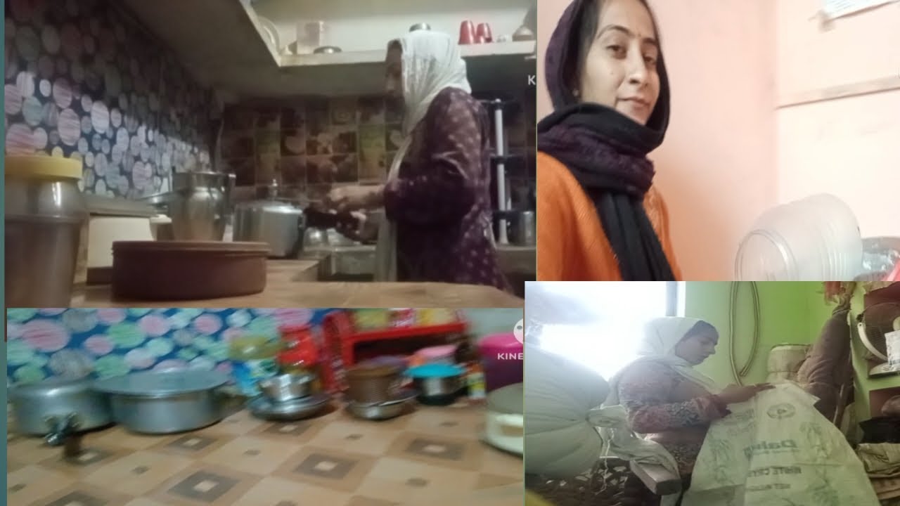 🌺किचिन में लग गई टाईल्स हो गई कमी पूरी?🙂🙂