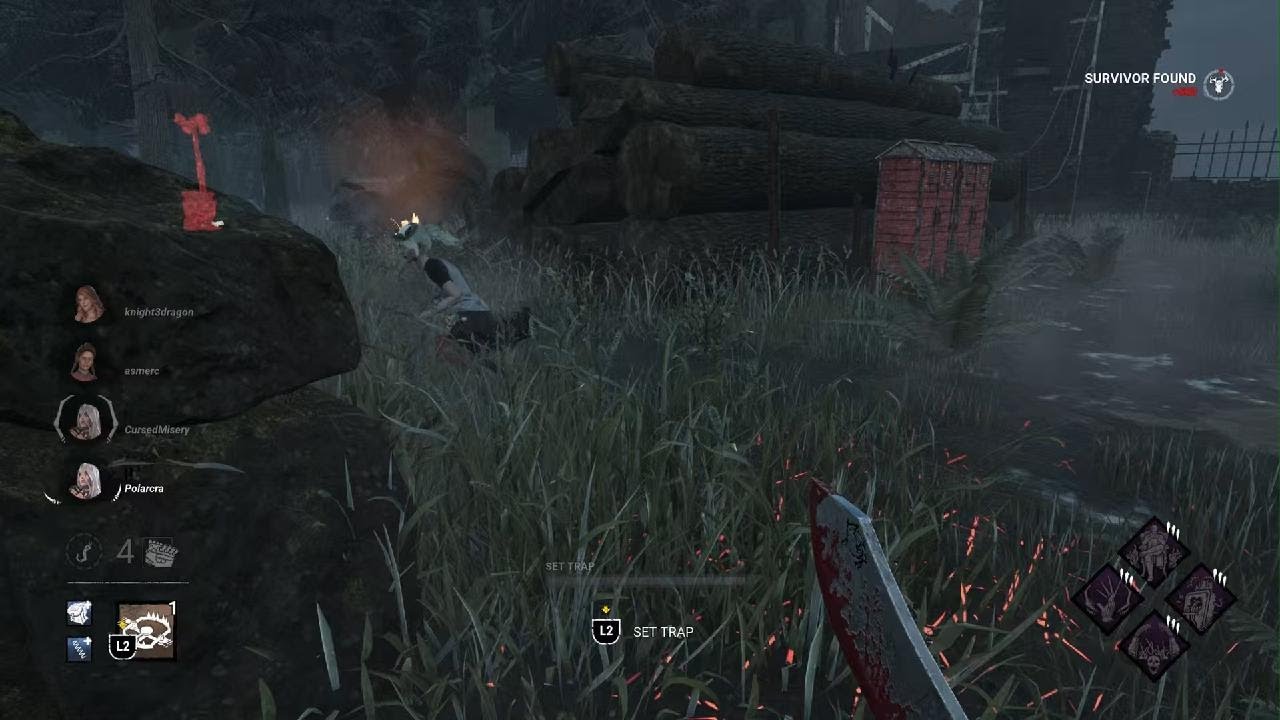 Dead by Daylight(Cocky team got trapped)