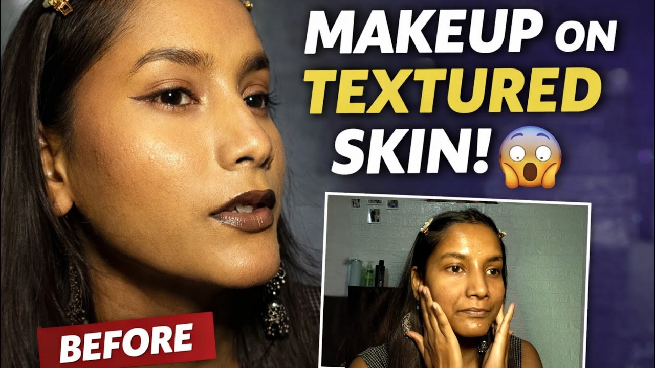 This is how makeup looks on textured skin --- & that's okay ✨ | Makeup on textured skin 