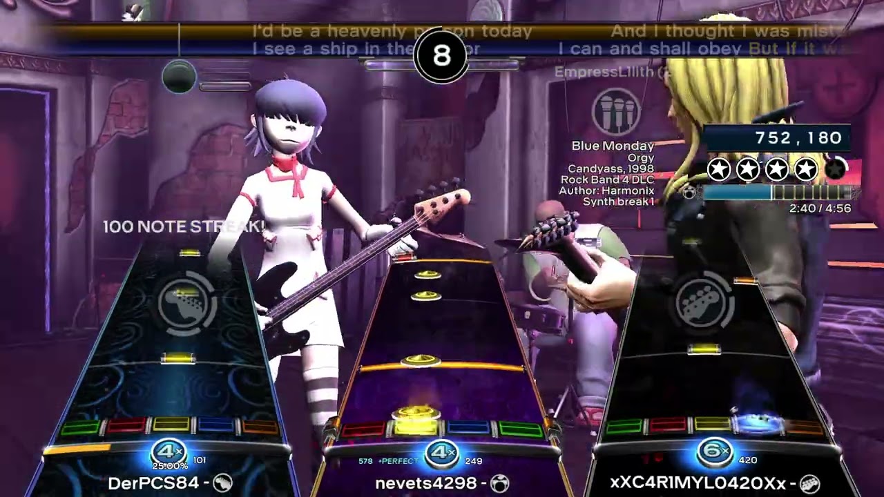 Blue Monday by Orgy - Full Band Gold Rock Band 3 Deluxe RPCS3