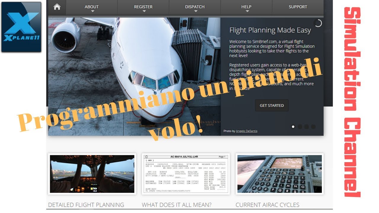 XPLANE 11 TUTORIAL  #1 PROGRAMMARE UNA ROTTA CON SIMBRIEF  IMPARIAMO A VOLARE CON IL BOEING 737-800!
