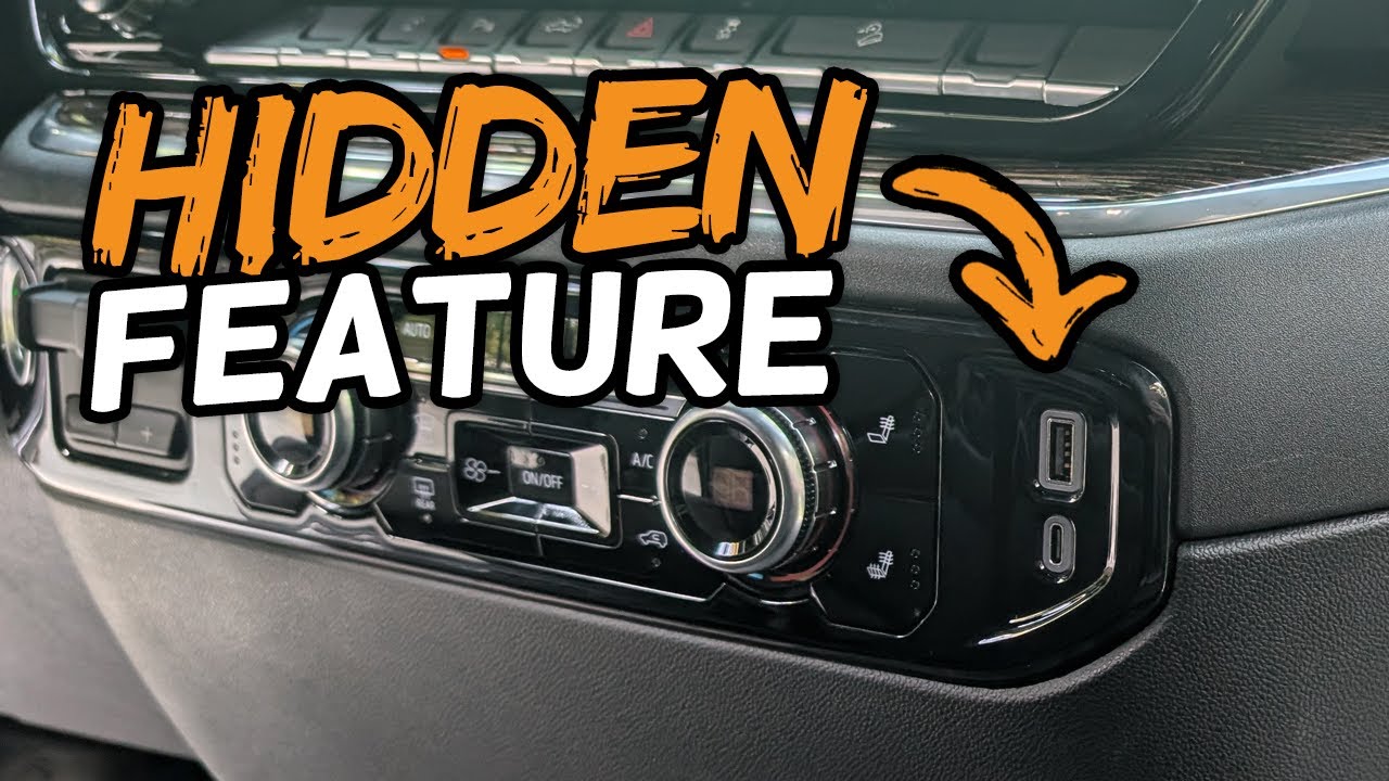 Missing 12V Outlet? I Discover a Hidden Feature on my 2024 GMC Sierra 2500 HD