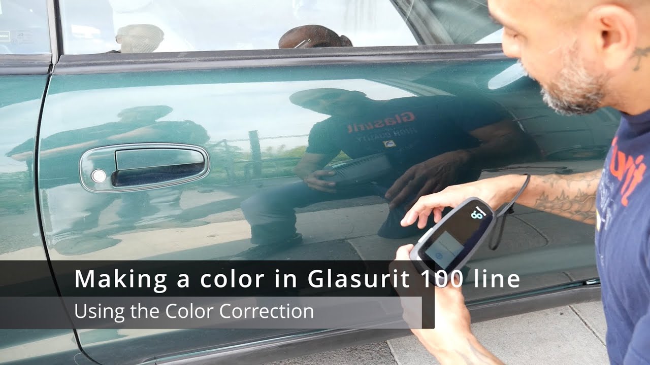 Color Correction in Glasurit 100 Line | Fine-Tune for a Better Match
