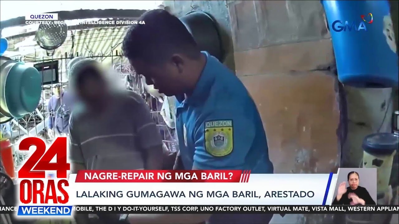 Lalaking gumagawa ng mga baril, arestado | 24 Oras Weekend