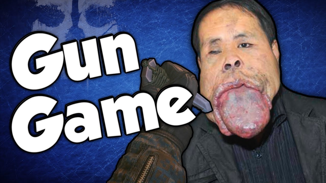 WEIRDEST VOICE EVER! (Gun Game Reactions - Call of Duty: Ghosts)