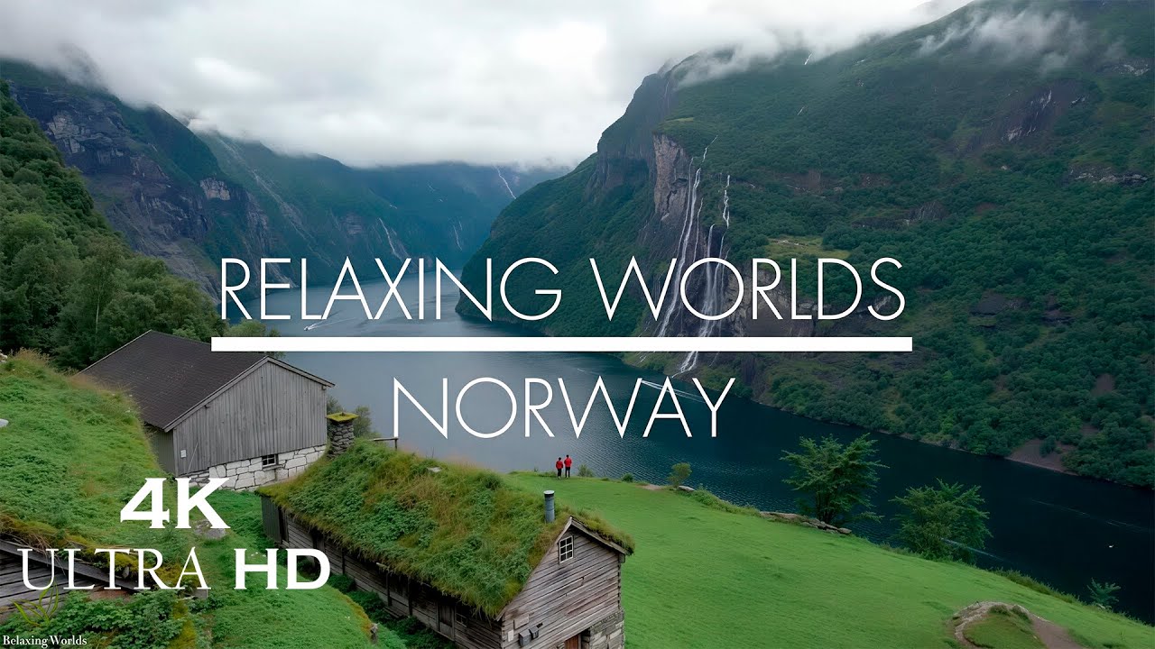 NORWAY 🌎NO Amazing Beautiful Nature | Relaxing Music & Sounds | 4K Ultra HD #1