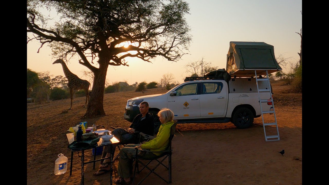 Sunrise and wake up - Ihaha camp - Chobe - Botswana - Timelapse