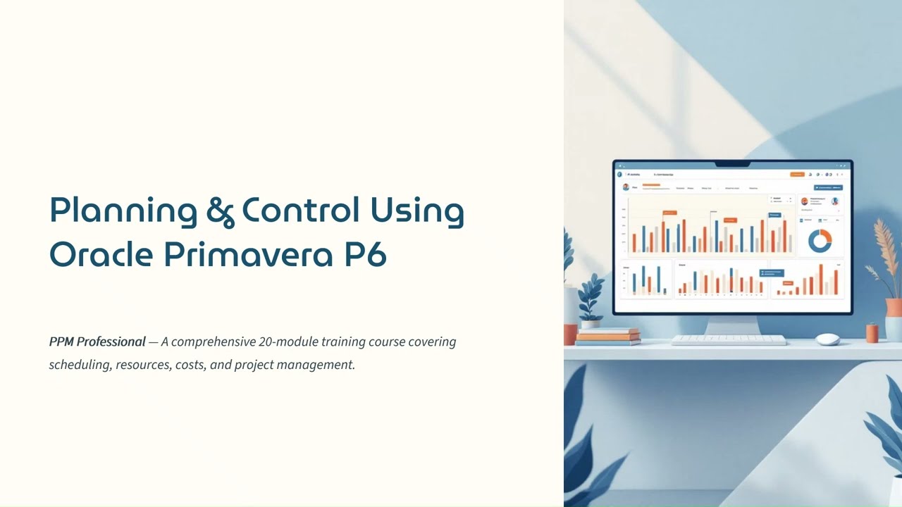 1. Planning & Control Using Oracle Primavera P6