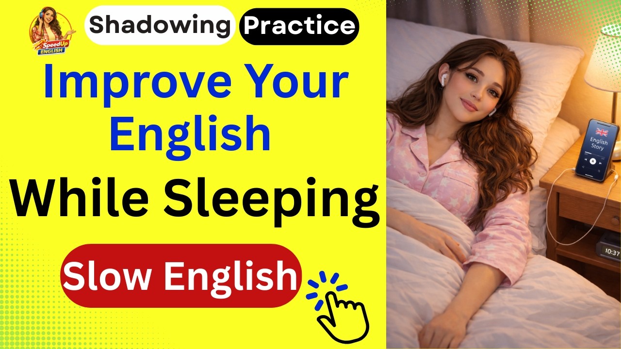 How to Learn English While You Sleep | Improve Your English  through Night Listening Practice