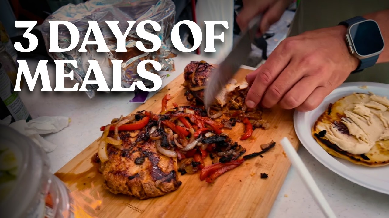 Что мы ели во время 3-дневного похода с палатками