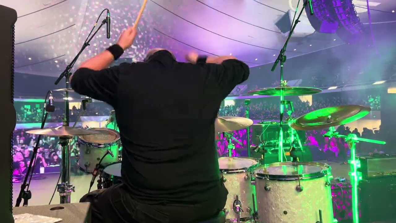 Crying In The Rain- NAMM JAMM 2026; Joe Travers drum cam