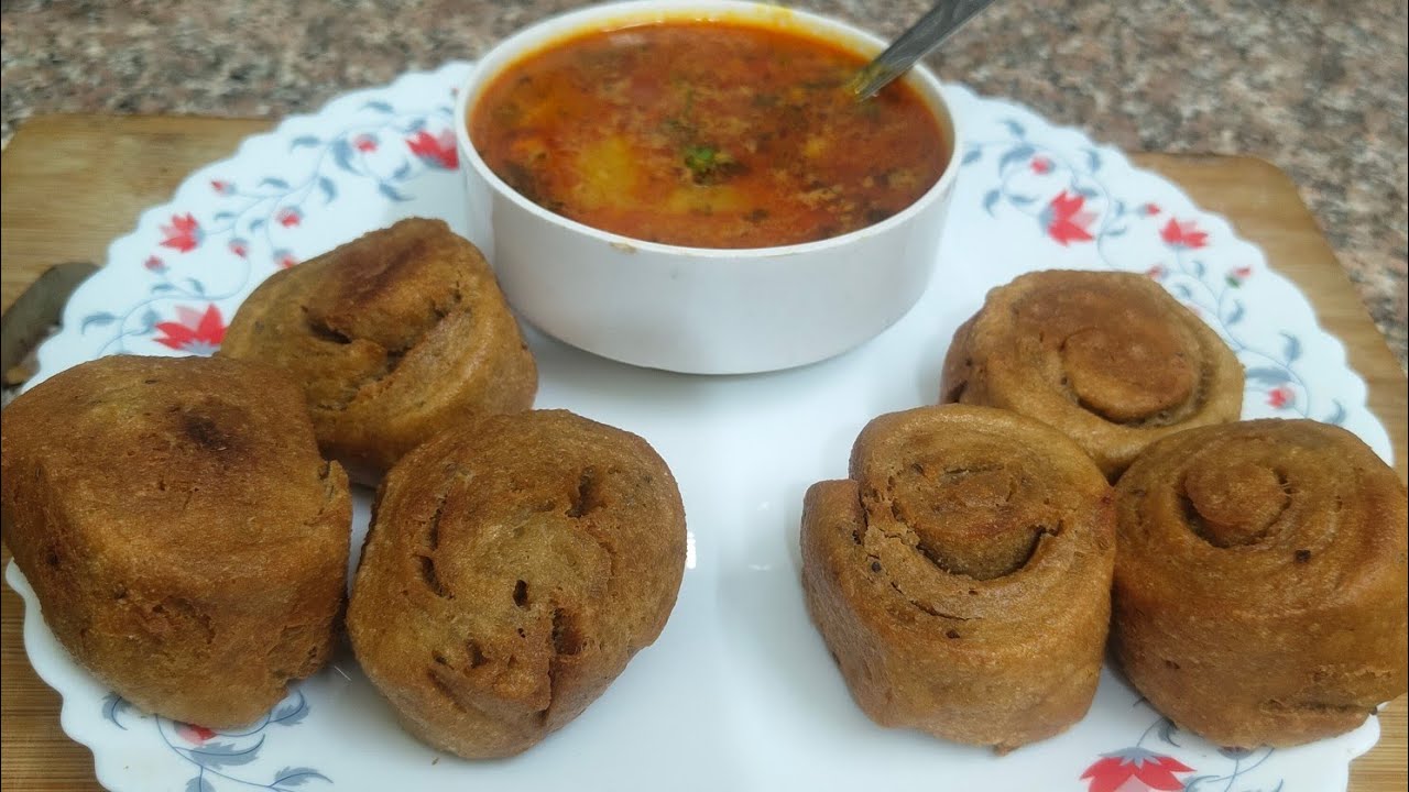 #इस प्रकार से   बनाई   दो तरह की स्वादिष्ट और सॉफ्ट बाफला बाटी#food #video #recipe #bhaffarbhai #