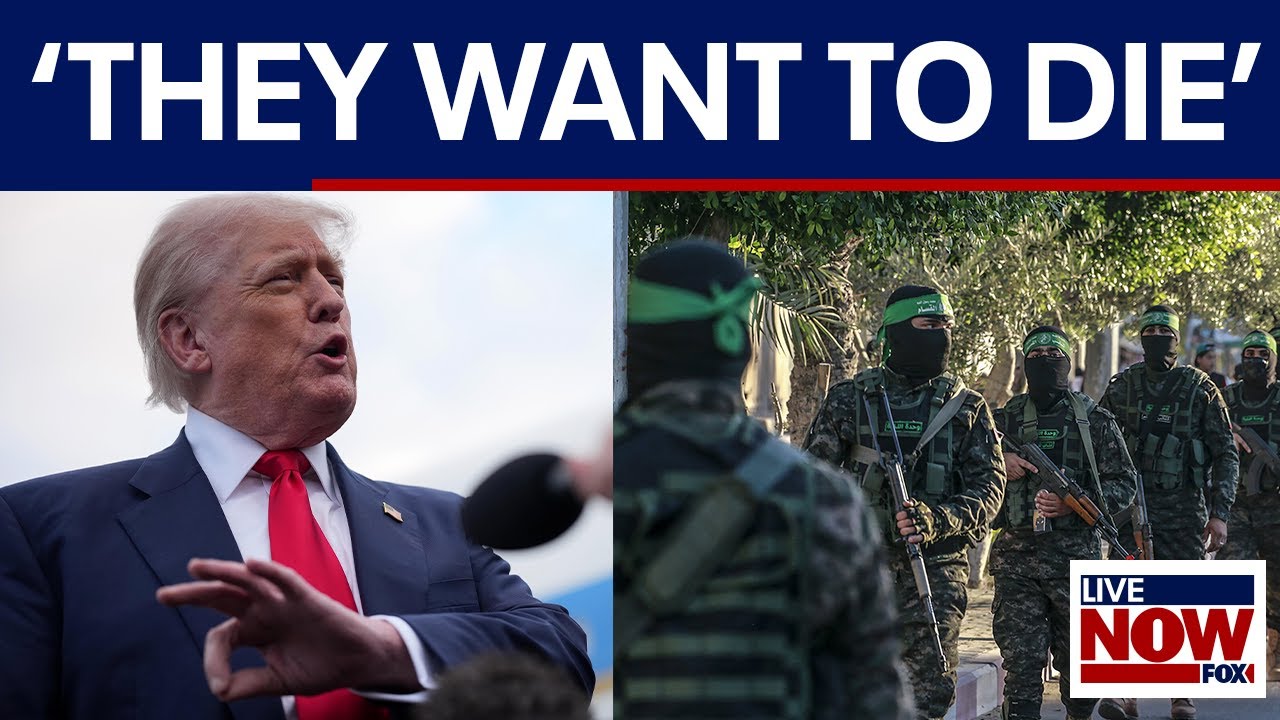 Hamas 'want to die,' Trump says after Gaza talks end