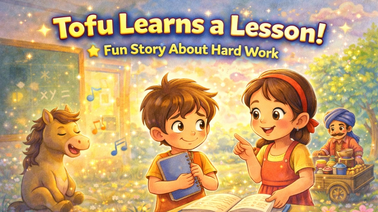 Tofu Learns a Lesson | Fun Kids Story About Hard Work & Responsibility