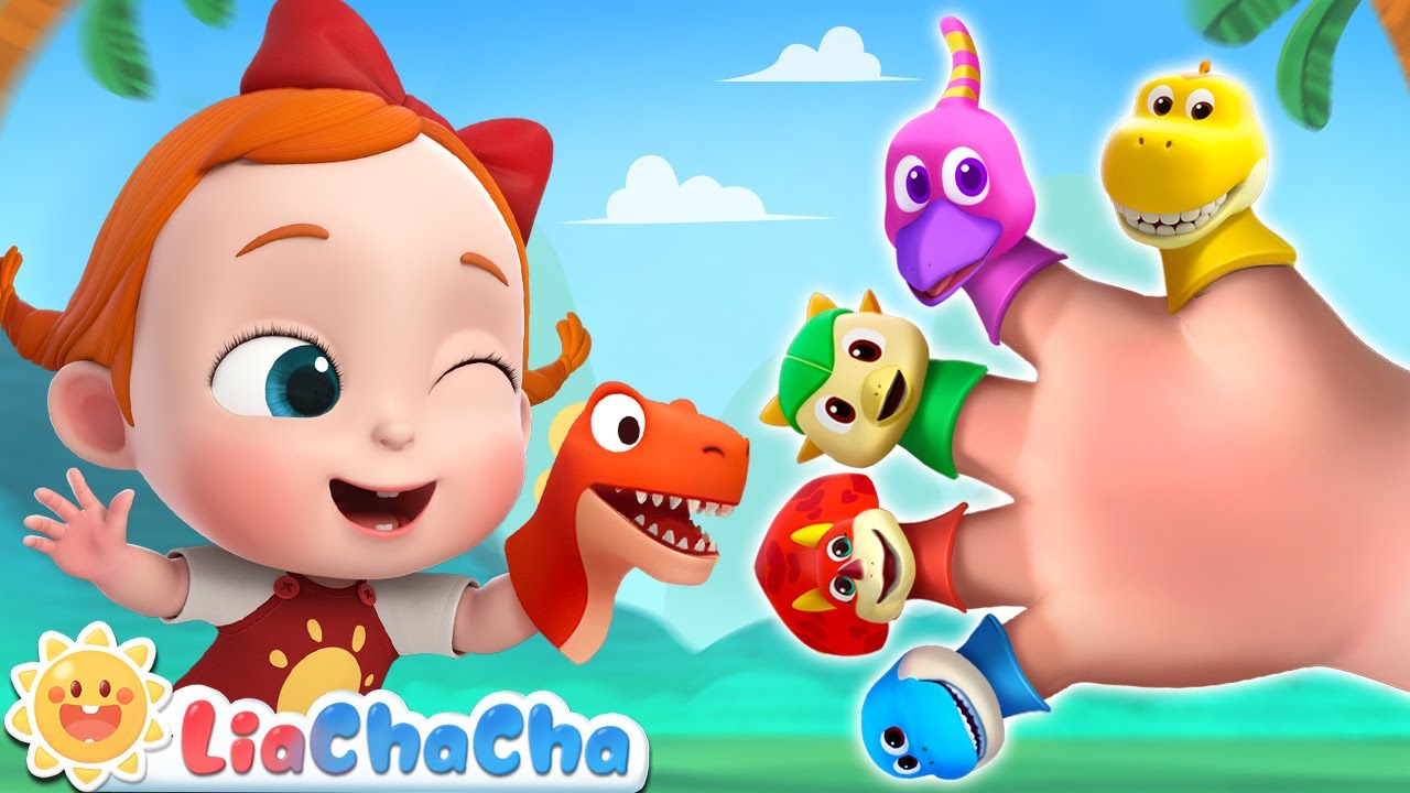 Dino Finger Family Song 2 🦖 | EP140 | T-Rex Roar! | Kids Songs & Nursery Rhymes | LiaChaCha