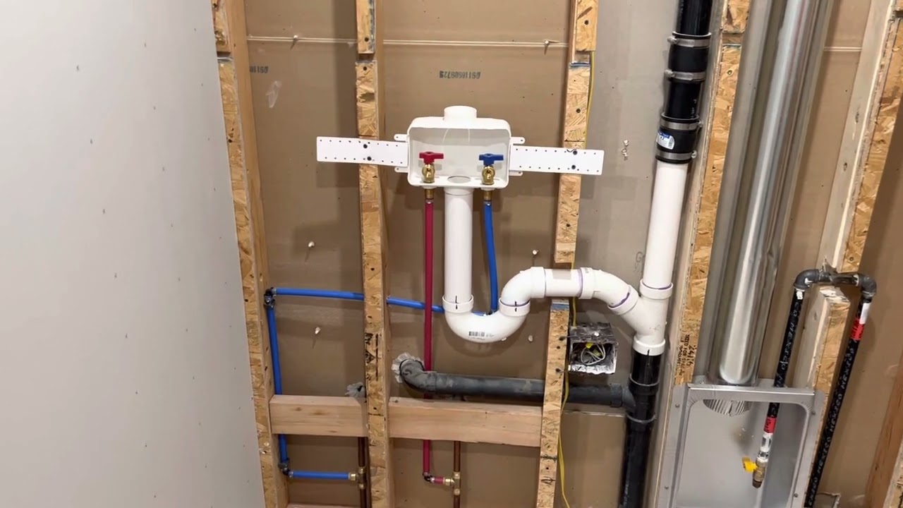 Relocating a Washer and Dryer, How to install the plumbing and venting for a new laundry room.