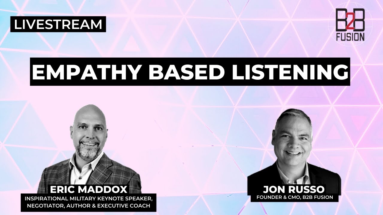 58.  Empathy Based Listening - Negotiator and Interrogator US Army Ranger Eric Maddox