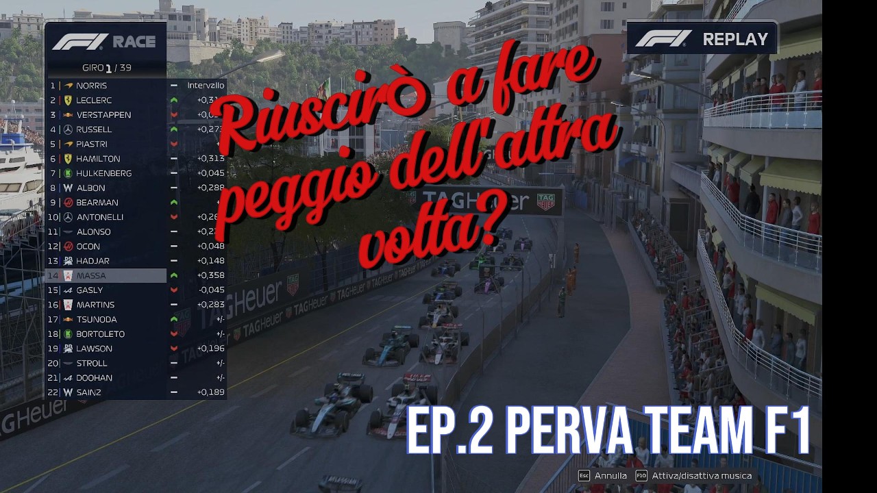 CARRIERA SCUDERIA EP.2:GP MONACO - F12025 #simracing #simagic #f1simracing #f1game #fanatec