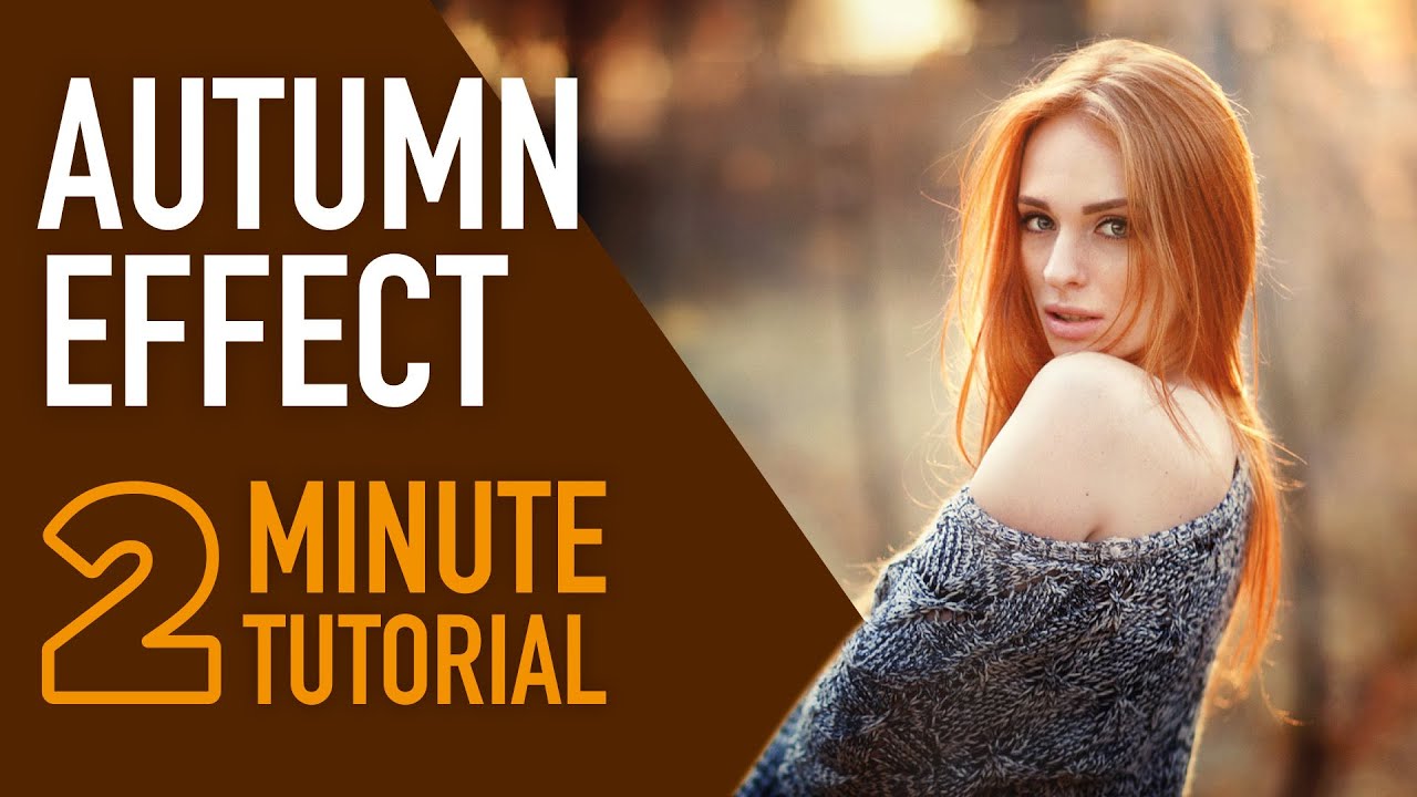 Как создать эффект осени в Photoshop #2MinuteTutorial