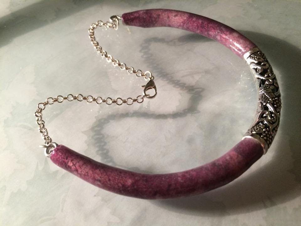 Tuto #26 : Collier tube avec effet craquelé - PARTENARIAT - FR.pandahall.com -