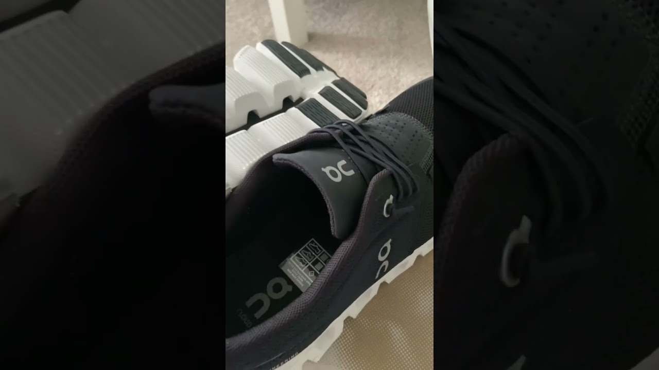 ON Cloud 5 Running Shoes Black & White #nejview #onshoes #runningshoes #unboxing #satisfying
