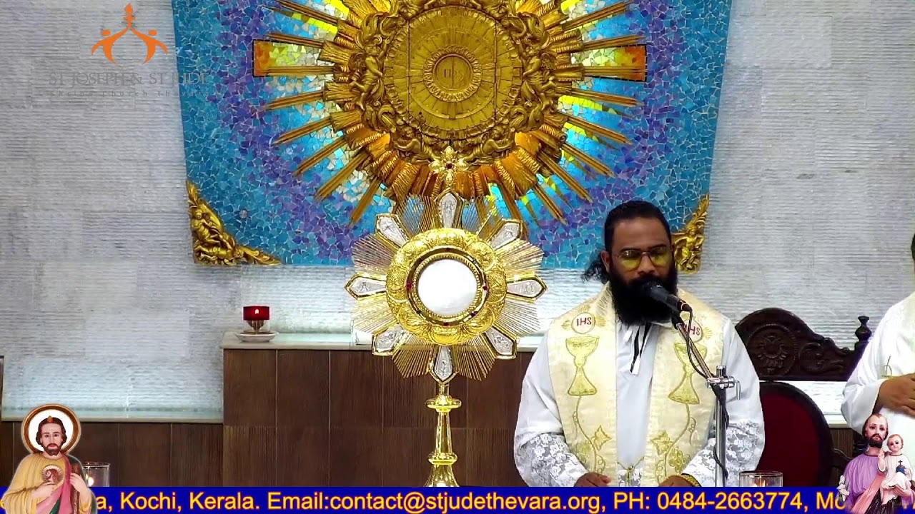 15-01-2026 THURSDAY 10.30 AM Holy Mass & Novena St Joseph & St JUDE Church Thevara