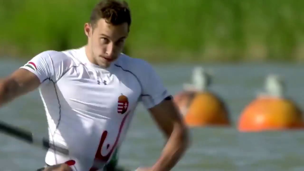 2017 ICF World Cup 2 in Szeged, Hungary, Men's C-1 200m Heat 2. HD