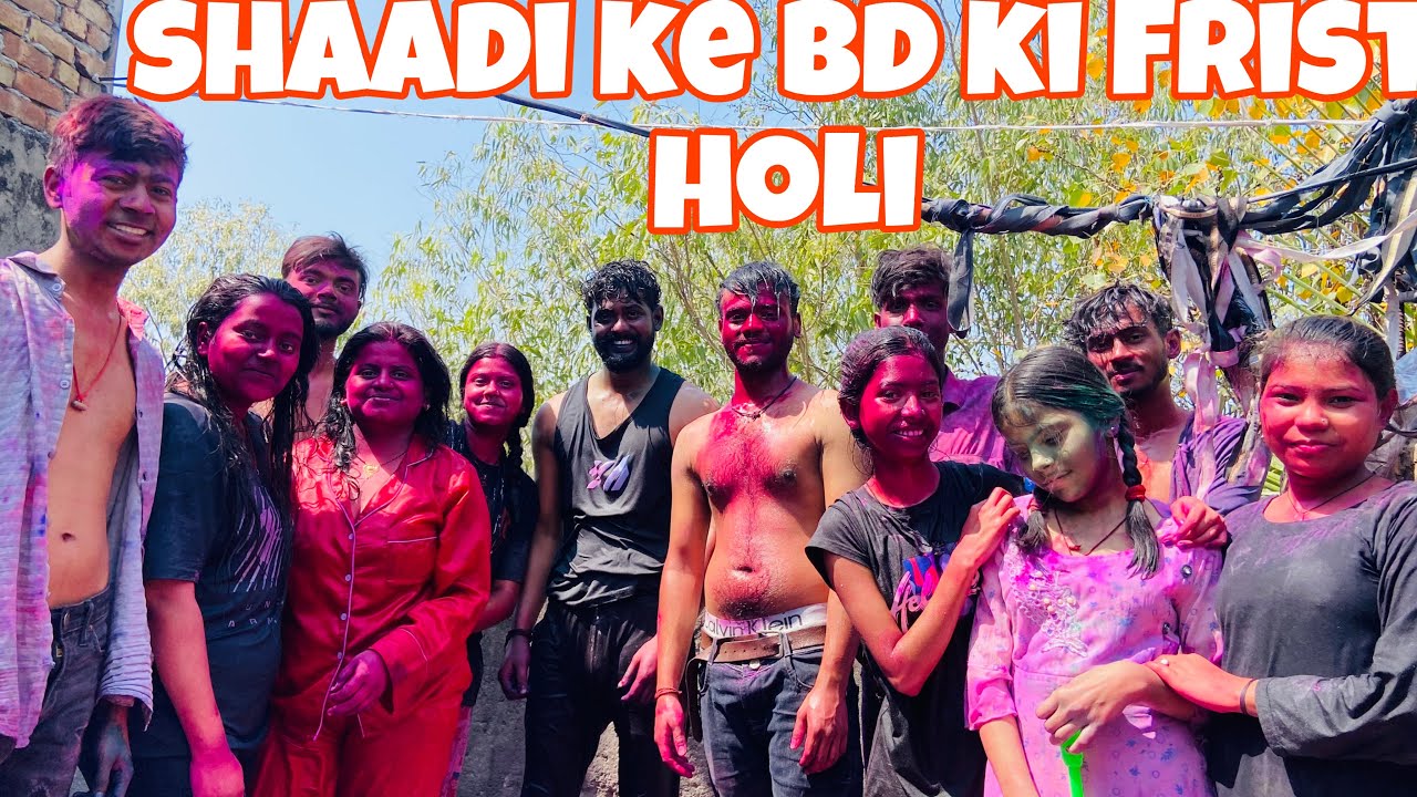 Shadi Ke Bad ki Frist Holi ll 2025  ll Part -2 ll happy holi ll #maggisinghvlog