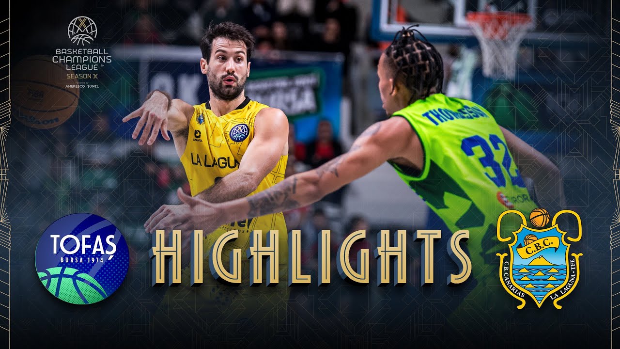 Tofas Bursa v La Laguna Tenerife | Highlights | #BasketballCL 2025-26