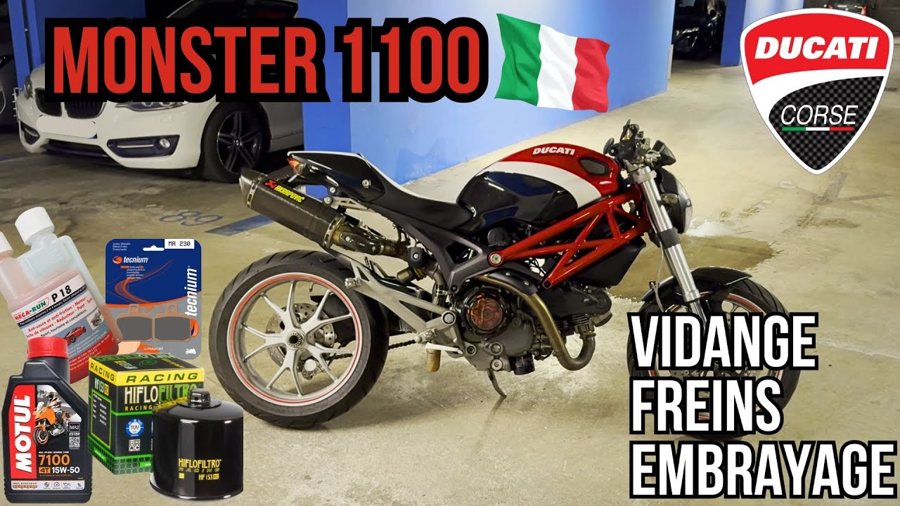 Ducati Monster 1100 : Entretien 🔧
