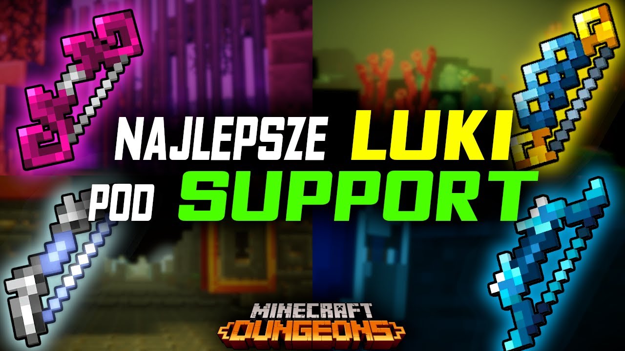 Najlepsze ŁUKI, kt&oacute;re pomogą ci PRZETRWAĆ w Minecraft Dungeons