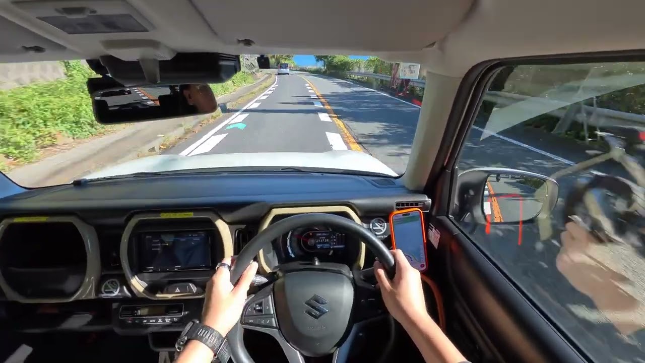 [ASMR 4K POV] JP Monday Morning Drive |  Suzuki Hustler HEV CVT