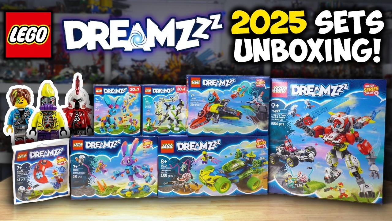 I got the NEW 2025 Lego Dreamzzz Sets EARLY! | Unboxing