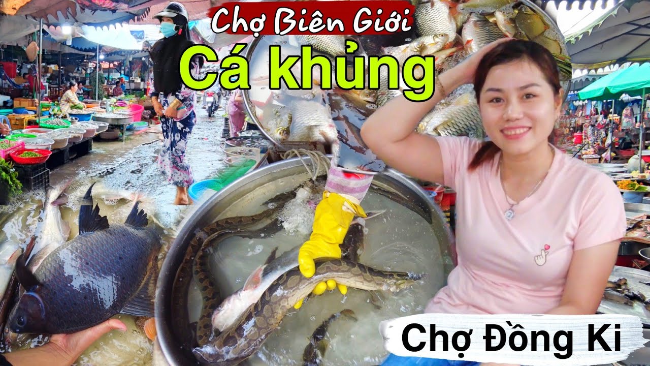 Độc đáo chợ biên giới Đồng Ki - Quốc Thái An Phú An Giang