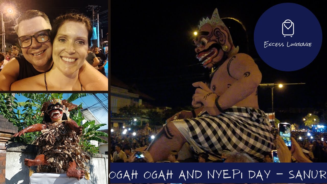 Ogah Ogah and Nyepi day in Sanur - the crowds were INSANE and the silence was bliss!
