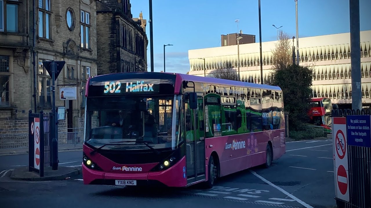 Team Pennine 573-YX18 KNG on the 502 ~ Great Northern Line - ADL Enviro200 MMC