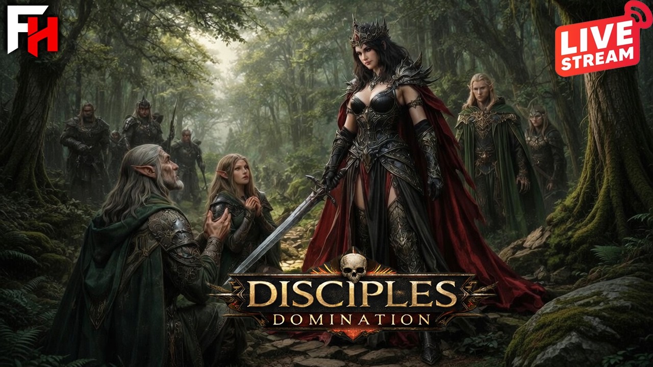 Disciples: Domination — Решаем эльфийские беды ( Стрим 3 )