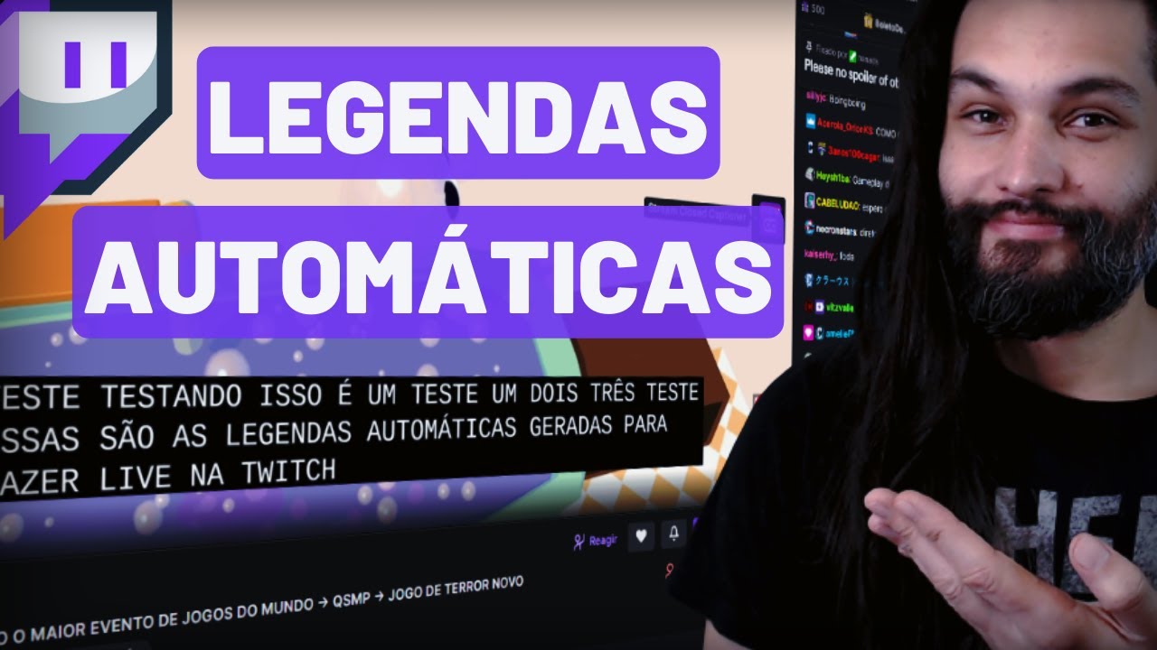 A melhor LEGENDA para lives na TWITCH com Stream Closed Captioner - Guia do Streamer